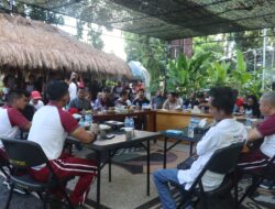 Polres Loteng Gelar Olahraga Bersama Dan Coffe Morning Bersama Awak Media.