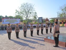 Kapolres Sumbawa Pimpin Sertijab Wakapolres, PJU Dan Kapolsek