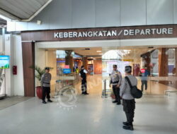 Polres Loteng Perketat Pengamanan Di Bandara Bizam Selama WWF Berlangsung.