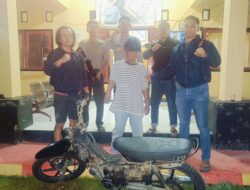 Kurang Dari 2×24 Jam, Polsek Buer Berhasil Ringkus Pelaku Curanmor
