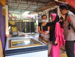 Kapolres Lombok Utara Sambang Duka ke Kediaman Anggota Sat Reskrim yang Meninggal Mendadak