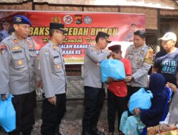 Sambut Hari Bhayangkara Ke-78 Polres Loteng Bedah Rumah Warga