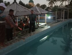 Polres Loteng Olah TKP Kasus Bocah Meninggal Tenggelam Di Jonggat.