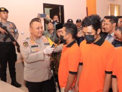 Kapolresta Pimpin Gelar Hasil Ungkap Kasus Ops Antik Rinjani 2024 Polresta Mataram.