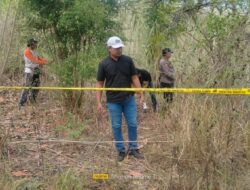 Polres Loteng Olah TKP Penemuan Mayat Bayi di Lahan Kosong di Kecamatan Pujut.