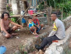 Bhabinkamtibmas Kelurahan Nungga Laksanakan Giat Sambang Warga Binaan