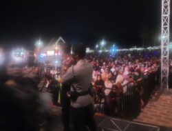 Polres Sumbawa Barat Amankan Fantastik Konser Merdeka dalam Rangka HUT RI ke-79 dan HUT Kabupaten Sumbawa Barat ke-21
