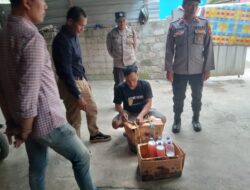 Jaga Kondusifitas Jelang Pilkada Serentak 2024, Polsek Kopang Sita Puluhan Miras Saat Razia Pekat.