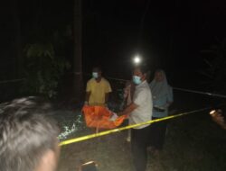 Polsek Gangga Lakukan Olah TKP Penemuan Mayat Bayi