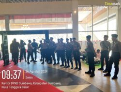 Polres Sumbawa Kerahkan Ratusan Personel Amankan Pelantikan Anggota DPRD Terpilih