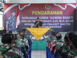 Danrem Ingatkan Kodim Mataram Jaga Netralitas TNI