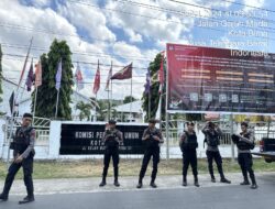 Tingkatkan Keamanan Menjelang Pilkada, Satgas Preventif Polres Bima Kota Gelar Patroli ke Kantor KPU dan Bawaslu