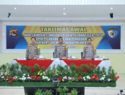 Kapolda NTB Buka Secara Resmi Taklimat Awal Audit Kinerja Itwasda Polda NTB tahap II T.A 2024