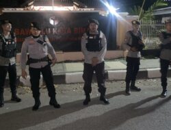 Tingkatkan Keamanan Menjelang Pilkada, Satgas Preventif Polres Bima Kota Patroli ke Kantor KPU dan Bawaslu