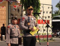 Polres Loteng Laksanakan Apel Gelar Pasukan Zebra Rinjani 2024.