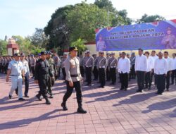 Kapolres Sumbawa Pimpin Apel Gelar Pasukan Operasi Zebra Rinjani 2024