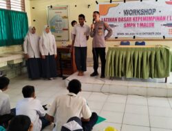 Polsek Maluk Gelar Latihan Dasar Kepemimpinan (LDK) Bagi Siswa SMPN 1 Maluk
