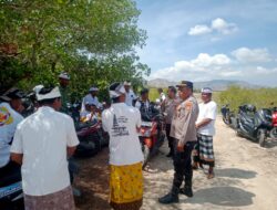 Polsek Poto Tano beri pelayanan pengamanan upacara keagamaan masyarakat umat Hindu