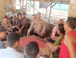 Polsek Asakota Polres Bima Kota Gelar Kegiatan Jumat Curhat di Kelurahan Jatibaru Timur