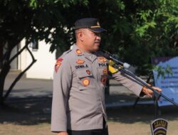 Pengamanan Kampanye Pilkada 2024, Karendal Ops Polres Sumbawa Barat Berikan Arahan kepada Anggota