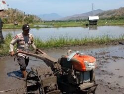 Cooling System, Bhabinkamtibmas Kelurahan Nungga Dukung Ketahanan Pangan, Sambangi Petani