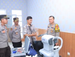 Peringati HUT Humas Polri ke-73, Polres Sumbawa Barat Gelar Donor Darah & Pemeriksaan Mata Gratis