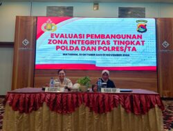 Wujudkan ZI Menuju WBK dan WBBM, Biro Rena Lakukan Evaluasi Bersama Satker Polda NTB