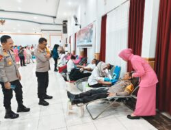 Sambut HUT Ke 74 Polairud, Dit Polairud Polda NTB Gelar Kegiatan Sosial Donor Darah