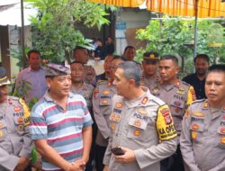 Wujud Belasungkawa, Kapolres Lombok Utara Sambangi Rumah Duka Veteran I Nengah Murtha