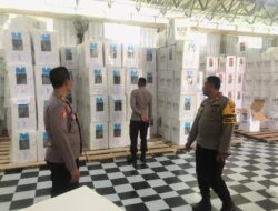 Atensi Pengamanan dan Pendistribusian Logistik Pilkada NTB, Polda NTB Supervisi Polres Bima Kabupaten