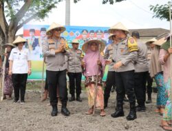 Kapolres Loteng Dampingi Kapolda NTB Launching Gugus Tugas Polri Dukung Ketahanan Pangan.