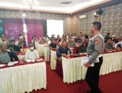 Sat Lantas Polres Loteng Sosialisasikan Tata tertib Berlalulintas Kepada Tenaga Ambulance Desa