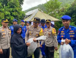 Dukung Ketahanan Pangan, Polres Lombok Utara Tebar Ribuan Benih Ikan