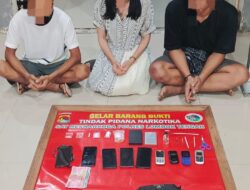 Pengungkapan Peredaran Sabu di Praya, Polres Loteng Amankan Tiga Terduga Pelaku.