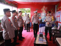 Pastikan Pengamanan Nataru, Kapolda NTB Sambangi Pospam Giri Menang Square