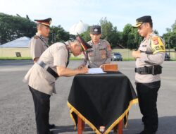 Polres Loteng Gelar Upacara Sertijab PJU Dan Sejumlah Kapolsek.