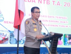 Kapolda NTB Resmi Buka Latkatpuan Tahti, Dorong Digitalisasi Barang Bukti
