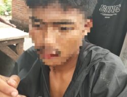 Polres Loteng Amankan Terduga Pelaku Curat Dari Amukan Massa di Praya Tengah.