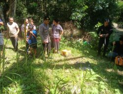 Polres Loteng Olah TKP Penemuan Mayat Bayi di Kecamatan Praya.