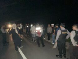 Polres Loteng Amankan Puluhan Sepeda Motor Saat Bubarkan Balap Liar.