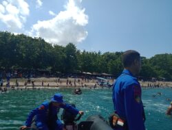 Amankan Lebaran Topat, Ditpolairud Polda NTB Gelar Patroli Laut dan Imbau Keselamatan Pengunjung Pantai