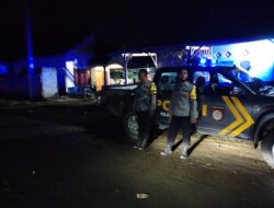 Polsek Pringgabaya Gelar Patroli Blue Light, Antisipasi 3C dan Balap Liar