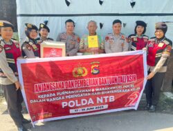 Sambut Hari Bhayangkara ke-79, Polda NTB Anjangsana ke Kediaman Purnawirawan Polri