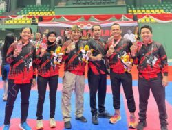 Karateka Polda NTB Unjuk Gigi, Bawa Pulang 5 Medali Perunggu, di Piala Kapolri Cup Hari Bhayangkara ke 79