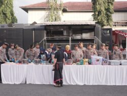 Sukseskan Acara Masak Besar Bersama Bobon di Polres Loteng, Brimob Polda NTB Siapkan Mobil Dapur Lapangan