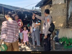 Ciptakan Lingkungan Aman, Polda NTB Sambangi Warga Pesisir Pantai Bagek Kembar