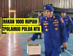 Gerakan Seribu Rupiah, Aksi Cinta Personel Polairud NTB untuk Warga Pesisir