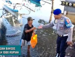 Ditpolairud Polda NTB Salurkan Paket Sembako, Dana Hasil Program “Sedekah Rp1.000 Per Hari”