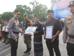 ‎Jelang MotoGP 2025, Polres Loteng Gelar Apel Satkamling Perkuat Harkamtibmas.