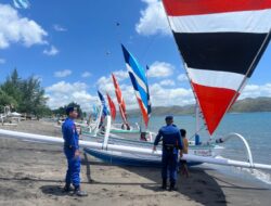 Personel Dit Polairud Amankan Lokasi Wisata Pantai Cemare Lombok Barat